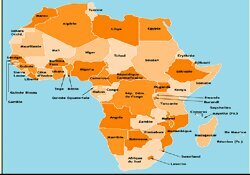 Carte d'Afrique